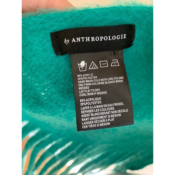 Anthropologie Sherwin Blanket Fringe Wrap Scarf - Picture 4 of 9